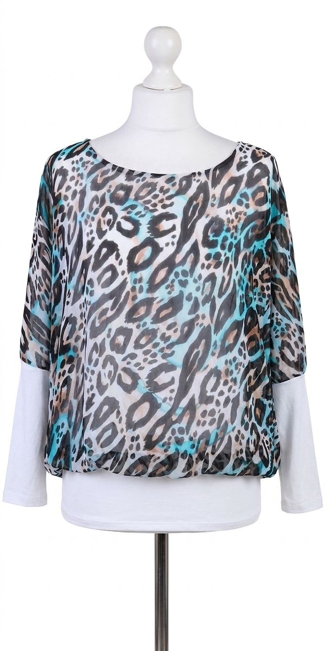 NEW GIGI MODA daphna safari blouse in black